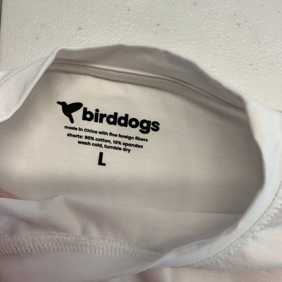 Birddogs T-Shirt Adult Large White Graphic Print Bird Logo Short Sleeve Tee Mens - Picture 3 of 9